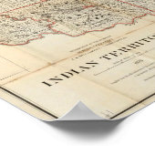 Indiaans grondgebied poster (Hoek)
