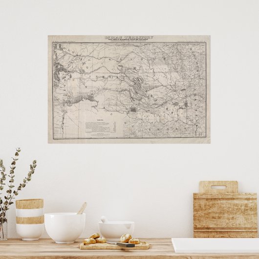 Indiaans grondgebied poster (Keuken)