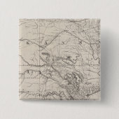 Indiaans grondgebied vierkante button 5,1 cm (Voorkant)