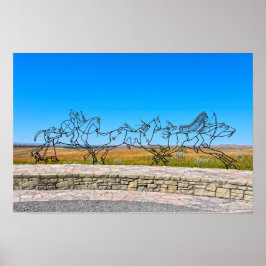 Indiaans herdenkingssculptuur, Little Bighorn, Mon Poster