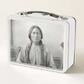 Indiaans icoon: Lakota leider Sitting Bull (Achterkant)