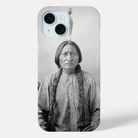 Indiaans icoon: Lakota leider Sitting Bull Case-Mate iPhone Case (Achterkant)