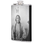 Indiaans icoon: Lakota leider Sitting Bull Heupfles (Links)