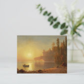 Indiaans kanaal door Albert Bierstadt Briefkaart (Staand voorkant)