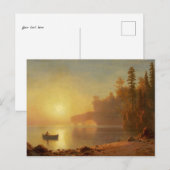 Indiaans kanaal door Albert Bierstadt Briefkaart (Voorkant / Achterkant)