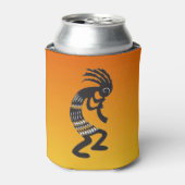 Indiaans Kokopelli symbool Blikjeskoeler (Blikje Voorkant)