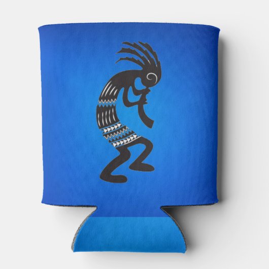 Indiaans Kokopelli symbool Blikjeskoeler (Achterkant)