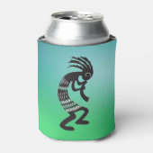 Indiaans Kokopelli symbool Blikjeskoeler (Blikje Voorkant)