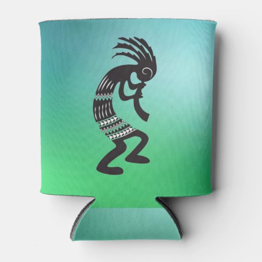 Indiaans Kokopelli symbool Blikjeskoeler (Voorkant)