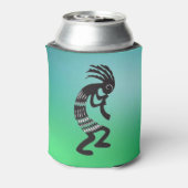 Indiaans Kokopelli symbool Blikjeskoeler (Blikje Achterkant)