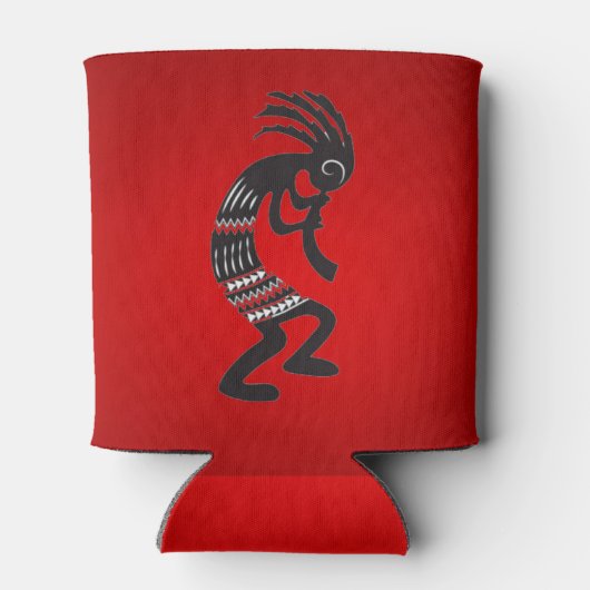 Indiaans Kokopelli symbool Blikjeskoeler (Achterkant)