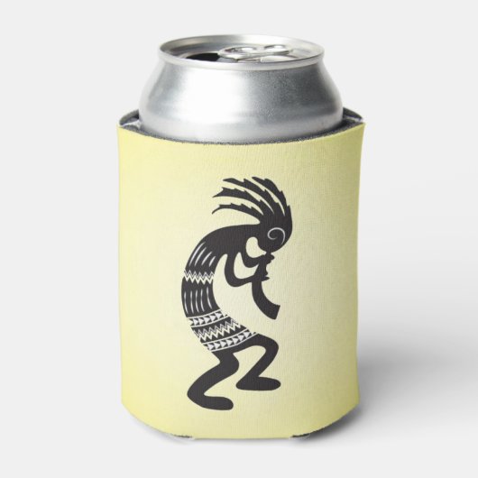 Indiaans Kokopelli symbool Blikjeskoeler (Blikje Voorkant)