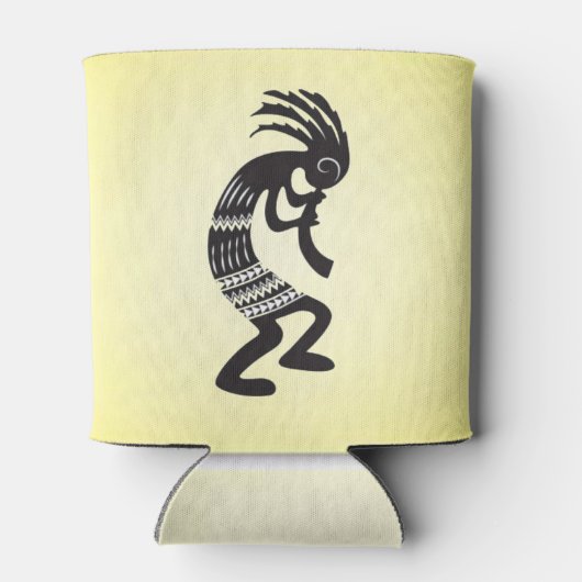 Indiaans Kokopelli symbool Blikjeskoeler (Achterkant)