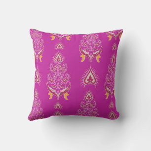 indiaans mandala roze kussen decor
