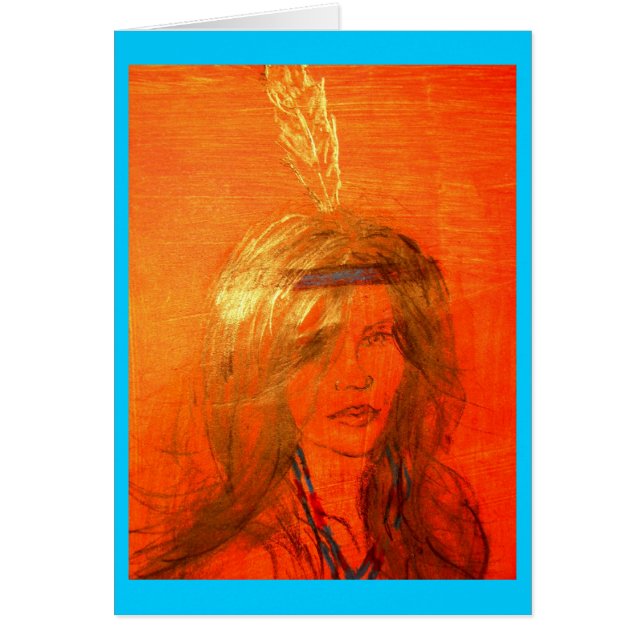 indiaans meisje (Voorkant)