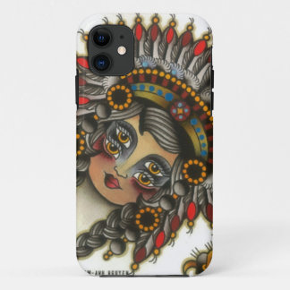 indiaans meisje 3 Case-Mate iPhone case