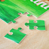 Indiaans meisje met bosdieren legpuzzel (Zijkant)