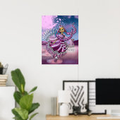 Indiaans meisje poster (Thuiskantoor)