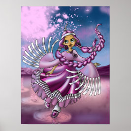 Indiaans meisje poster