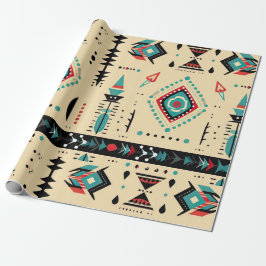 Indiaans patroon cadeaupapier