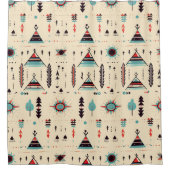 Indiaans patroon douchegordijn (Voorkant)