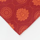 Indiaans patroon fleece deken (Hoek)