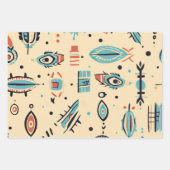 Indiaans patroon inpakpapier vel (Voorkant 2)