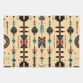 Indiaans patroon inpakpapier vel (Voorkant 2)