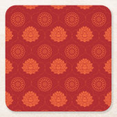 Indiaans patroon kartonnen onderzetters (Voorkant)