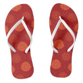 Indiaans patroon teenslippers (Voetbed)