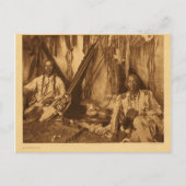 Indiaans portret briefkaart (Voorkant)