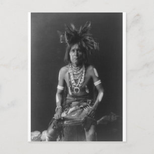 Indiaans  portret briefkaart