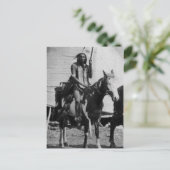 Indiaans  portret briefkaart (Staand voorkant)