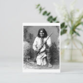 Indiaans  portret briefkaart (Staand voorkant)