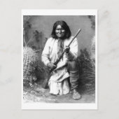 Indiaans  portret briefkaart (Voorkant)