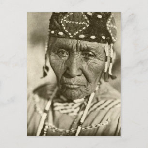 Indiaans  portret briefkaart