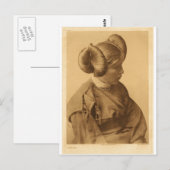 Indiaans  portret briefkaart (Voorkant / Achterkant)