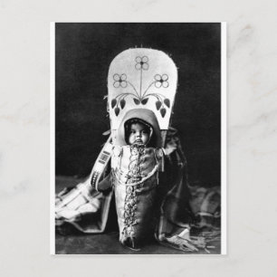 Indiaans portret briefkaart