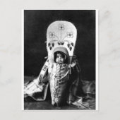 Indiaans portret briefkaart (Voorkant)