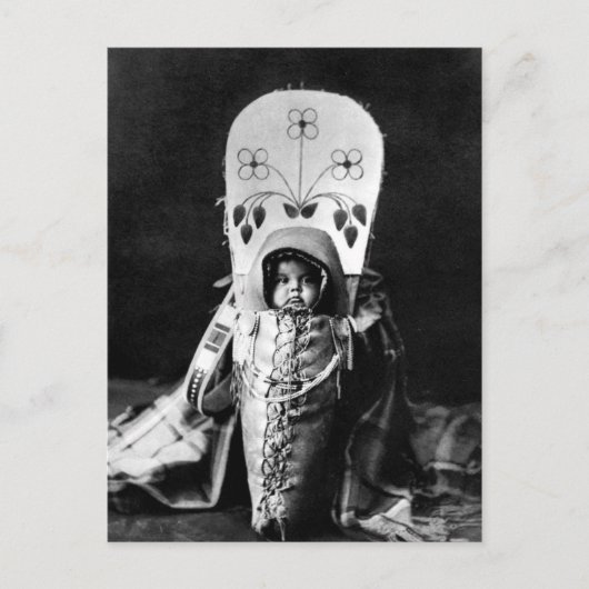 Indiaans  portret briefkaart (Voorkant)