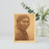 Indiaans portret briefkaart (Staand voorkant)