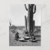 Indiaans  portret briefkaart (Voorkant)