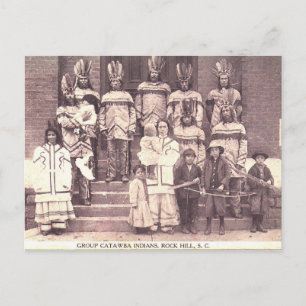 Indiaans portret briefkaart