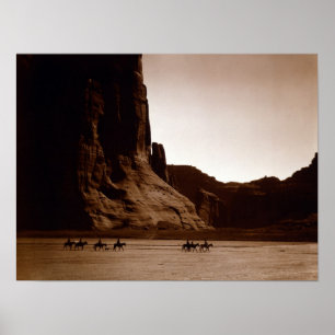 Indiaans  portret poster