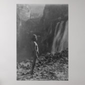 Indiaans  portret poster (Voorkant)