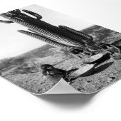 Indiaans  portret poster (Hoek)