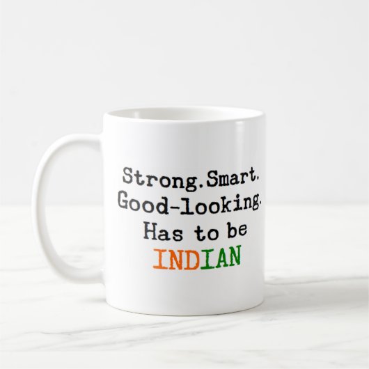 indiaans sterk koffiemok (Links)