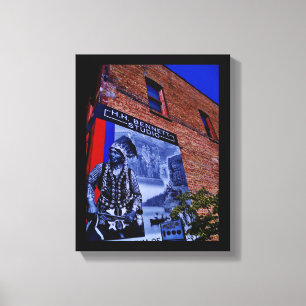 Indiaans teken canvas afdruk