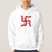 indiaans traditioneel hindu swastika symbool relig hoodie (Voorkant)