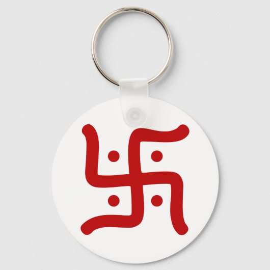 indiaans traditioneel hindu swastika symbool relig sleutelhanger (Voorkant)